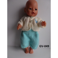 Gebreide tuinbroek met vestje